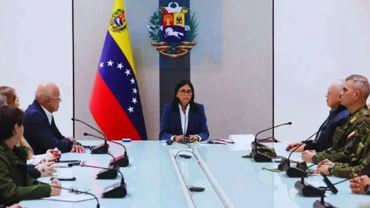 Delcy Rodr&iacute;guez. / RR SS.