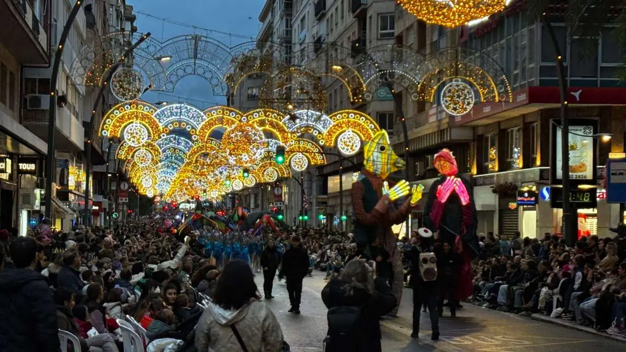 Cabalgata de Reyes en Murcia. / @aytomurcia