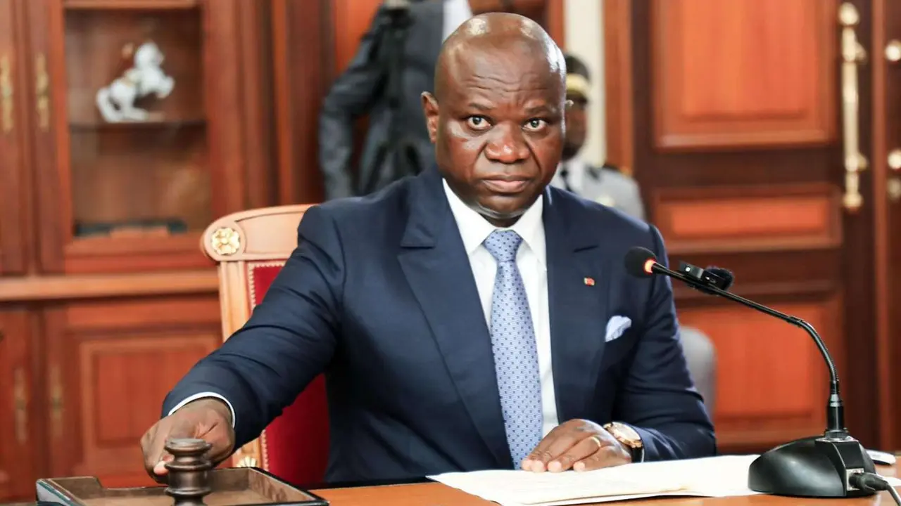 Brice Clotaire Oligui Nguema, presidente de la Rep&uacute;blica Gabonesa. / @oliguinguema en X