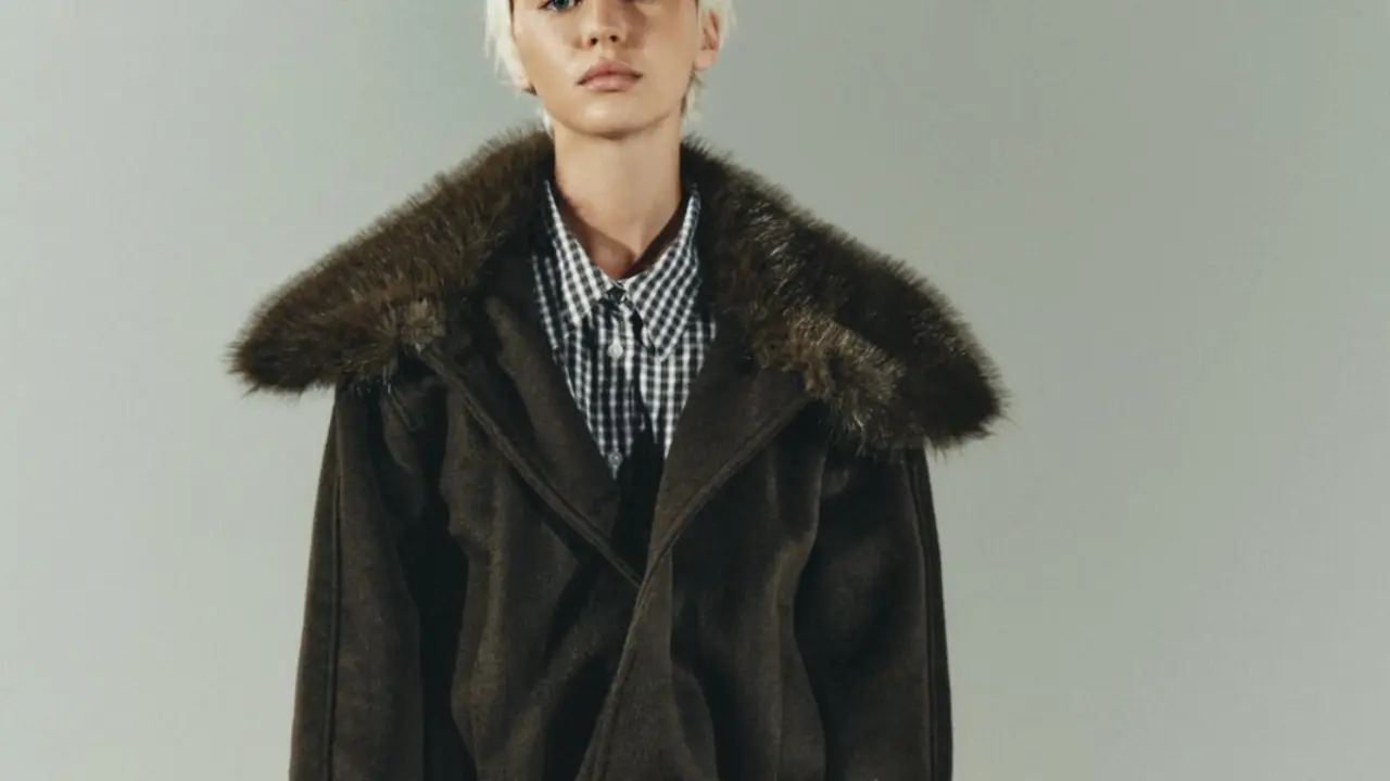 Abrigo con lana, Zara.com. (1)