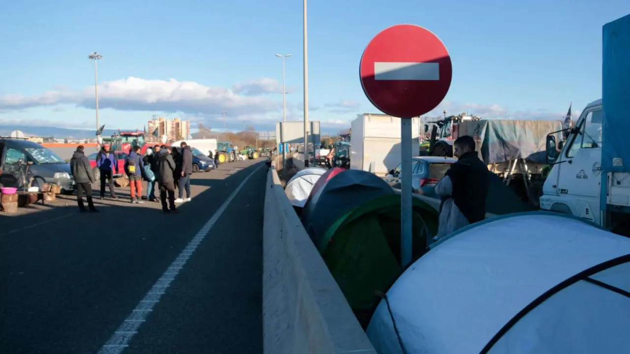 Protestas agrarias en Tarragona. / Tarragona R&agrave;dio