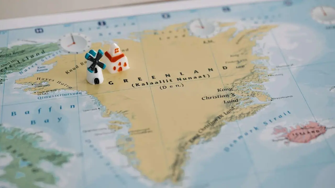 Mapa Groenlandia. / Lara Jameson en Pexels