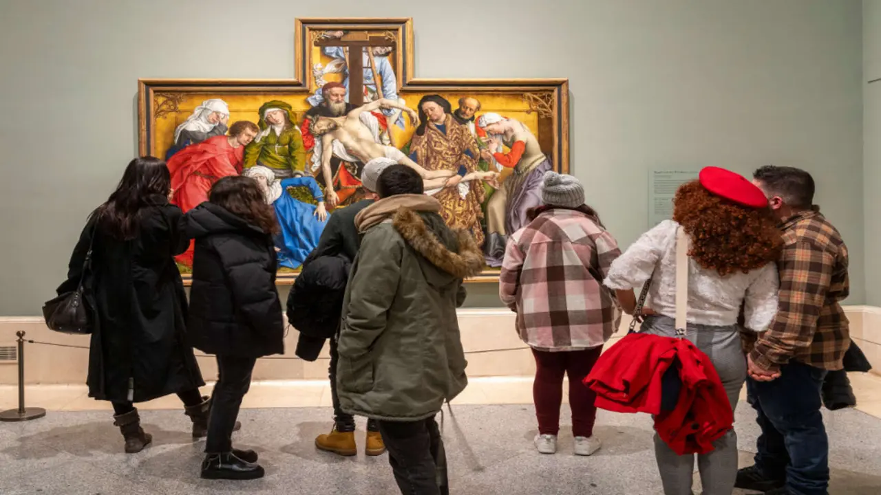 Turistas en el Museo del Prado. / Museo del Prado.