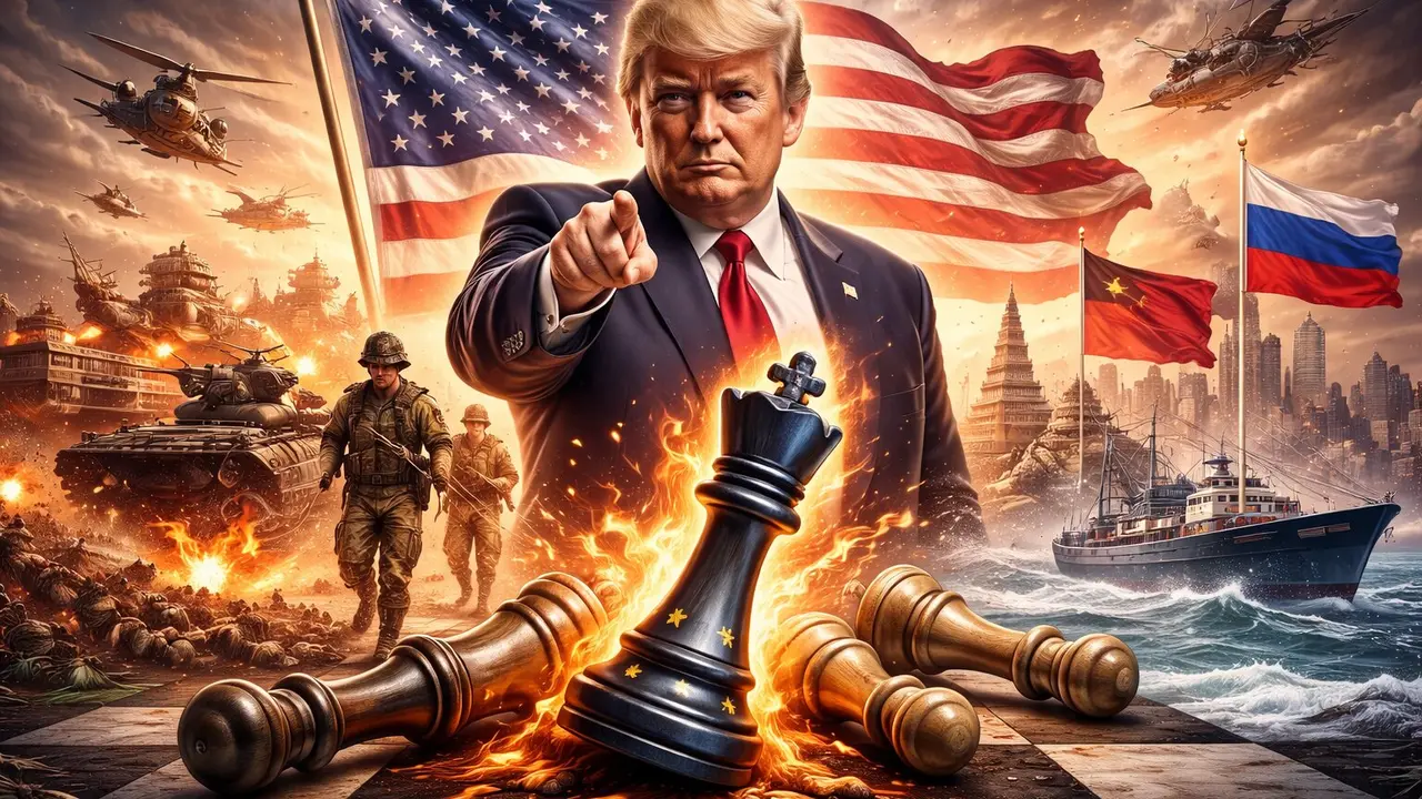 Ilustraci&oacute;n protagonizada por Donald Trump. / Mundiario