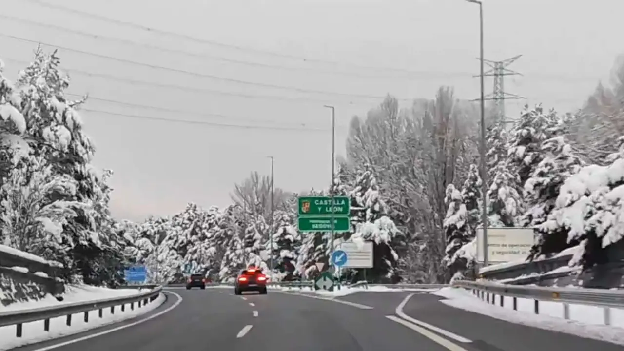 Nieve en Espa&ntilde;a. / X.