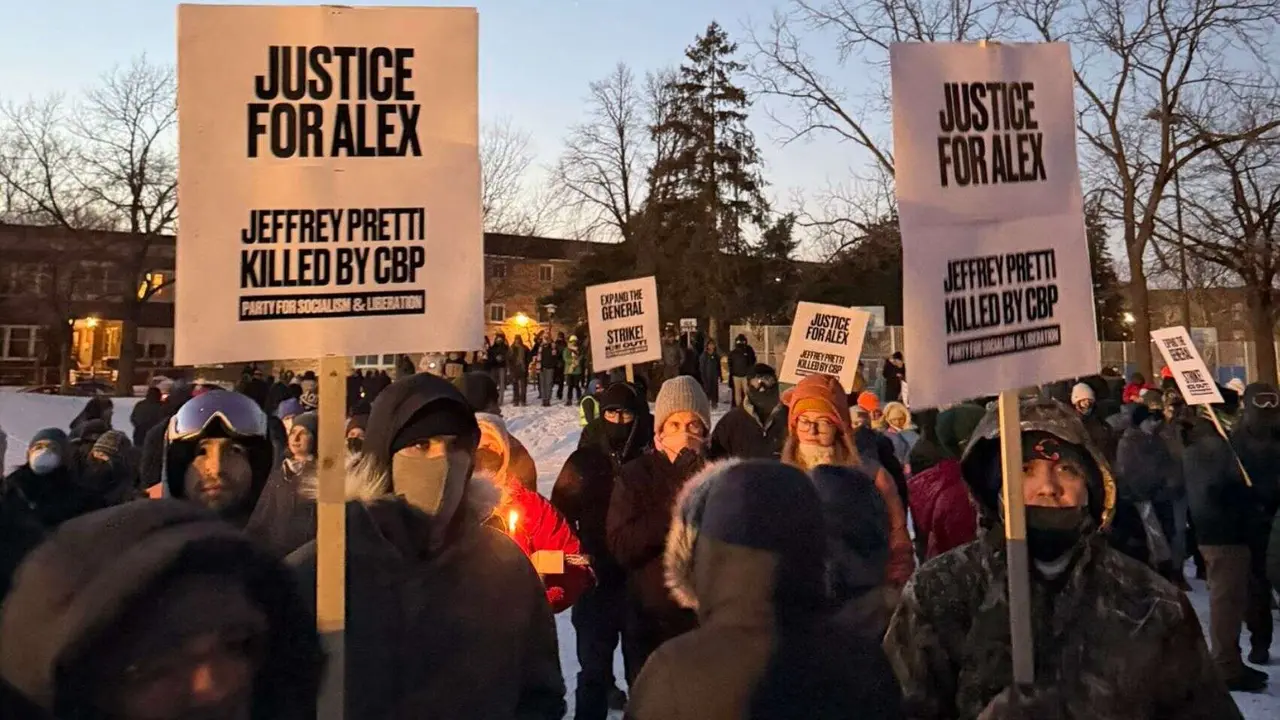 Protestas por la muerte Alex Pretti. / RR SS.