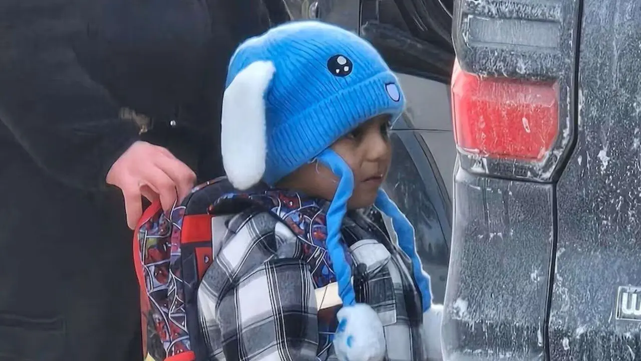 Liam Ramos, ni&ntilde;o de 5 a&ntilde;os detenido por ICE. / RR SS.