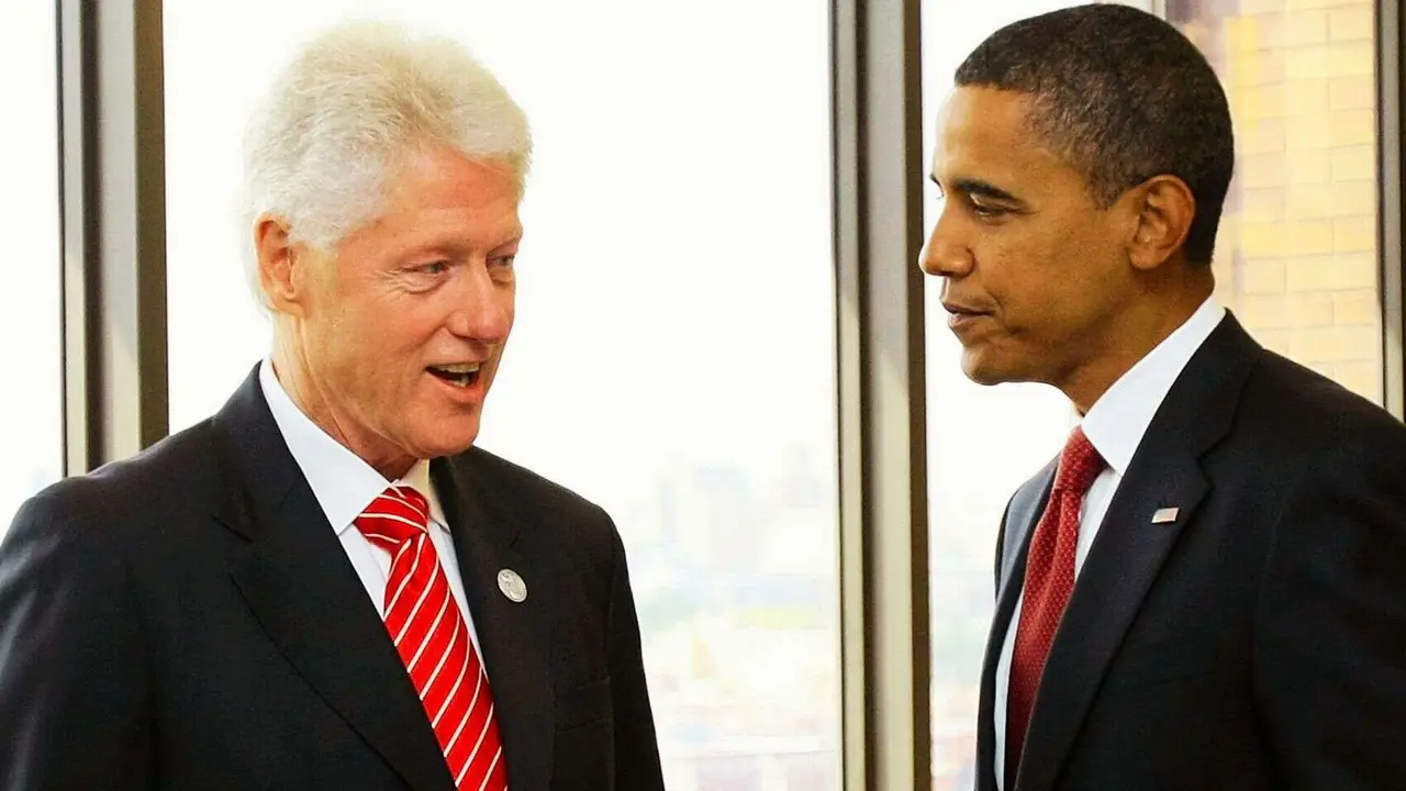 Bill Clinton y Barack Obama, expresidentes de EE UU. / RR SS.