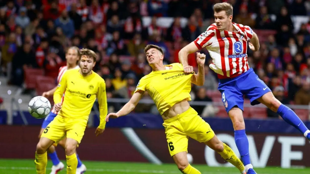 Alexander Sorloth, futbolista del Atleti. / www.atleticodemadrid.com