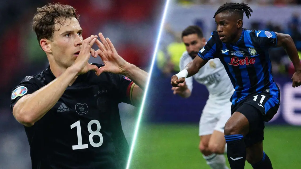 Leon Goretzka y Ademola Lookman. /   Instagram leon_goretzka y  molalookman