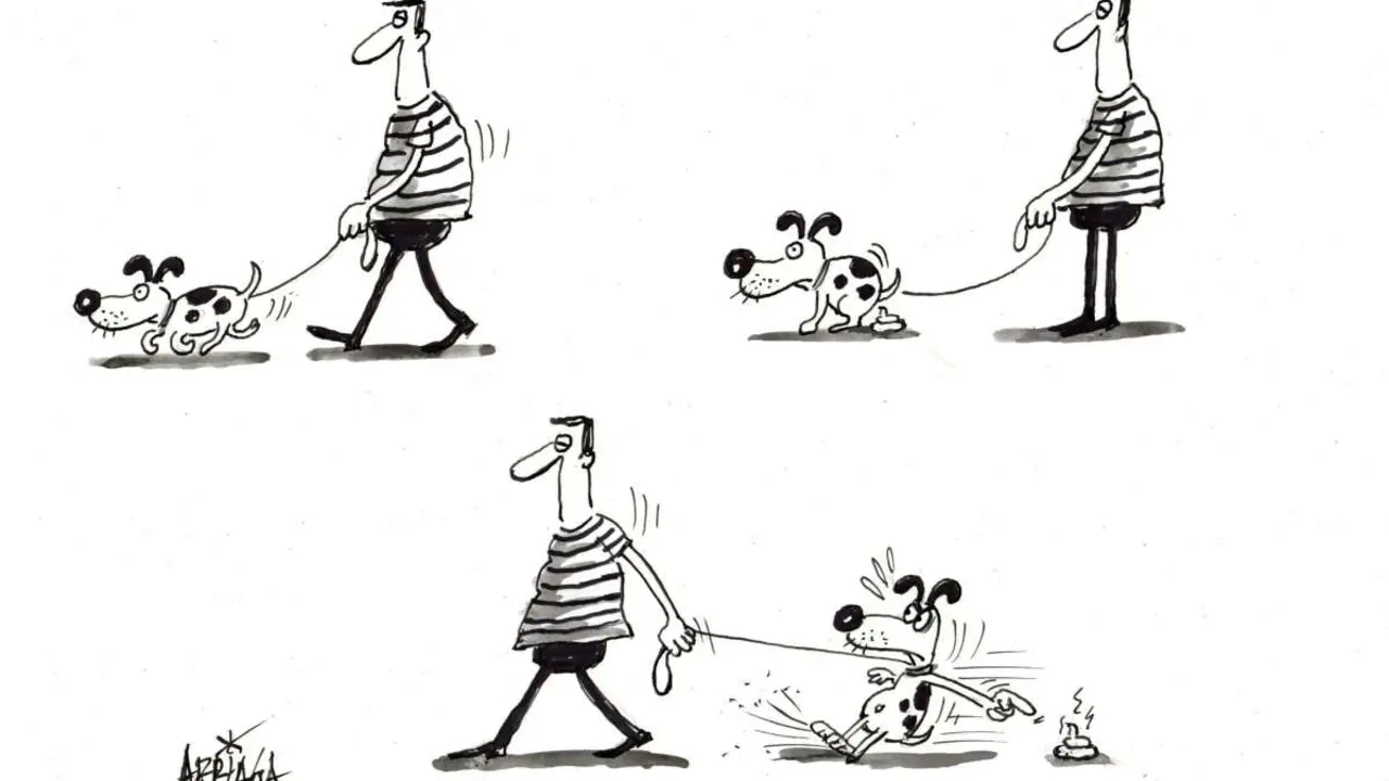 Perros y marranos. / Manuel Arriaga.