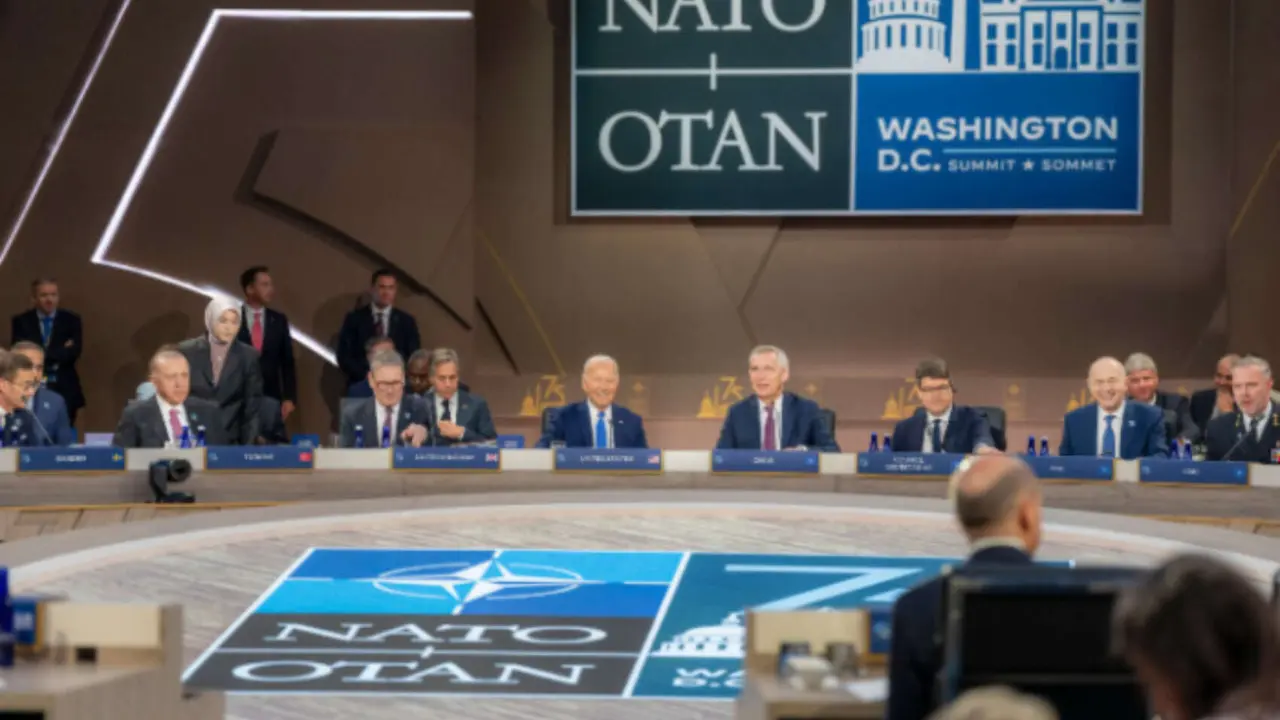 Cumbre de la OTAN en Washington. / RR.SS. @POTUS