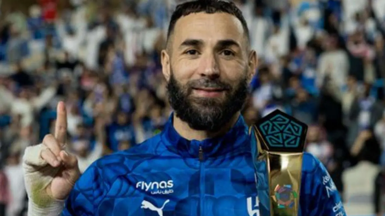 Karim Benzema. /  @alhilal_fc