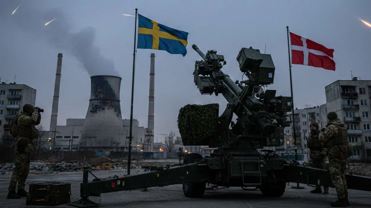 Suecia y Dinamarca refuerzan la defensa a&eacute;rea de Ucrania con el sistema Tridon Mk2. / IA