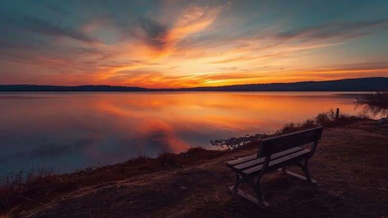 Atardecer.