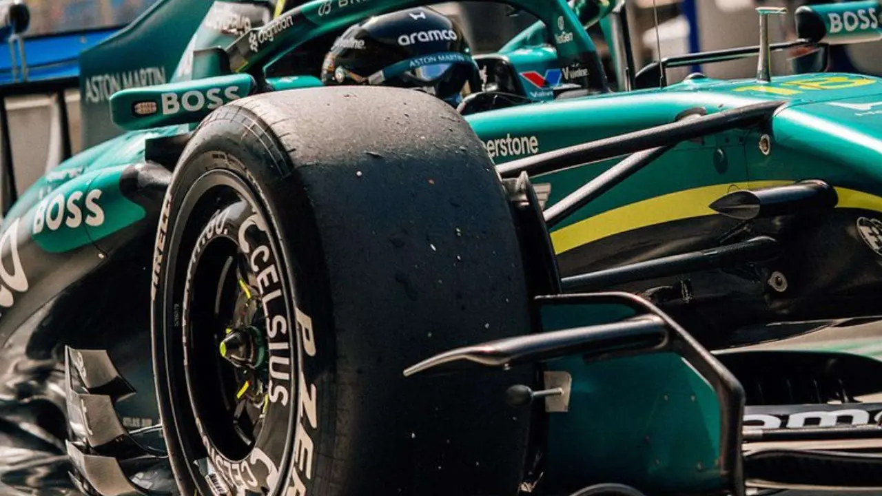 Lance Stroll. /  @astonmartinf1