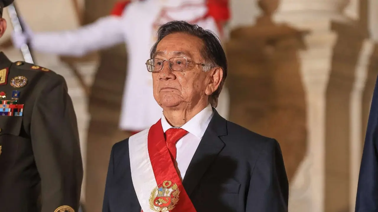 Jos&eacute; Mar&iacute;a Balc&aacute;zar, presidente interino de Per&uacute;. / Presidencia del Per&uacute;