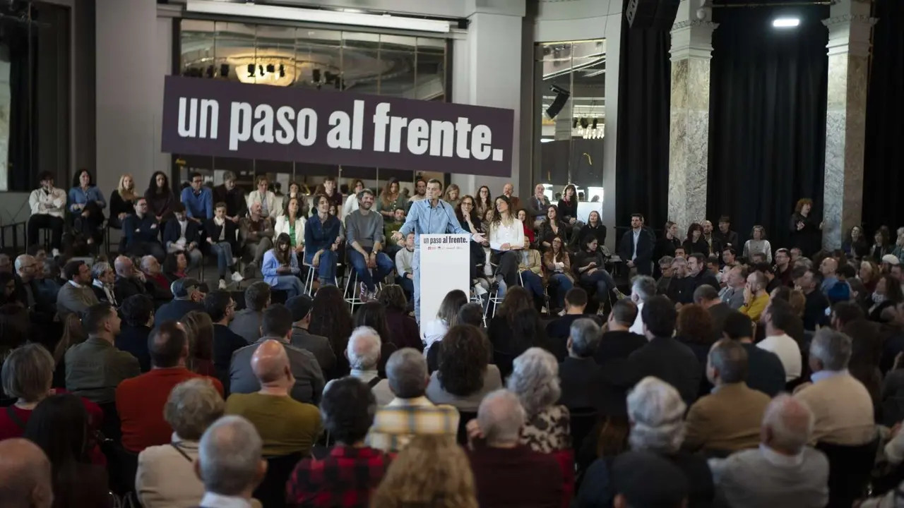 Antonio Ma&iacute;llo, coordinador Federal de Izquierda Unida, en el acto de presentaci&oacute;n de la nueva coalici&oacute;n de izquierdas en el C&iacute;rculo de Bellas Artes de Madrid. / @IzquierdaUnida.