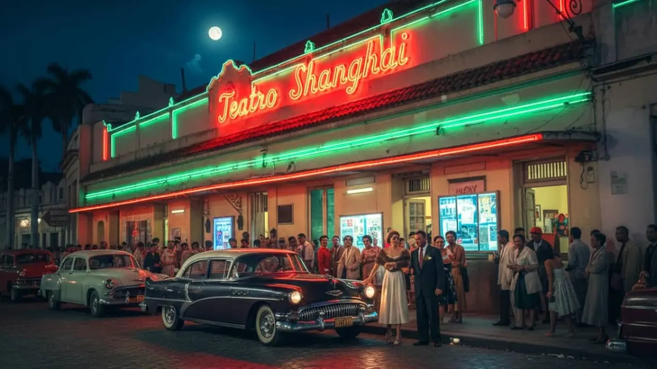 El teatro Shangh&aacute;i ten&iacute;a capacidad para cerca de mil espectadores. All&iacute; se mezclaban habaneros curiosos, marineros de paso, turistas estadounidenses y personajes habituales de la noche. / RR SS.