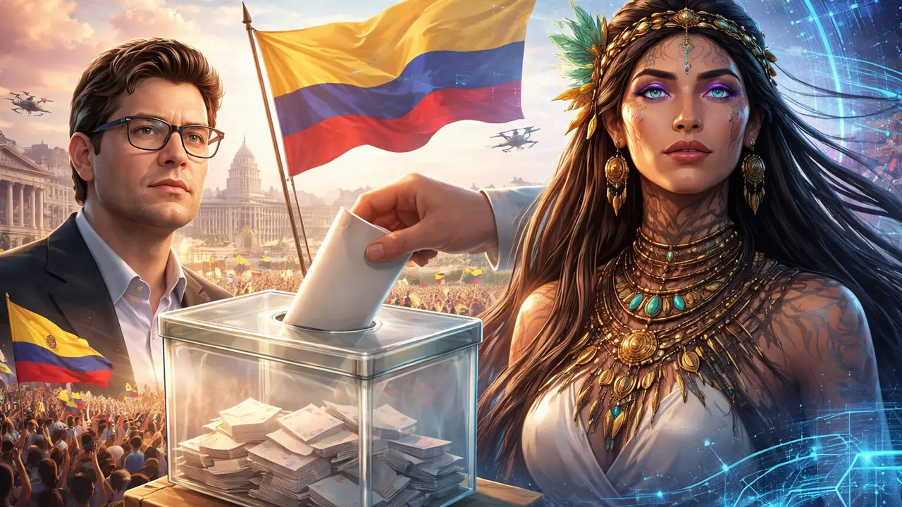 Una ilustraci&oacute;n de las elecciones en Colombia. / Mundiario