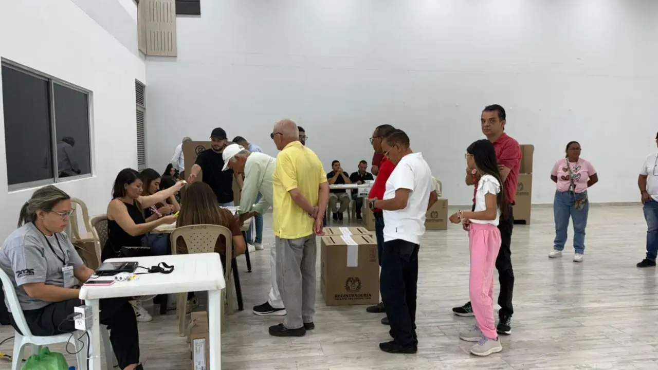 Colombianos acuden a votar en el departamiento del Cesar. / Registradur&iacute;a Nacional del Estado Civil