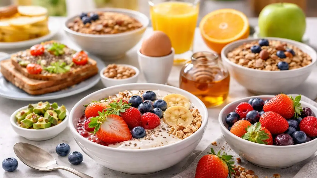 Un desayuno saludable. / IA.