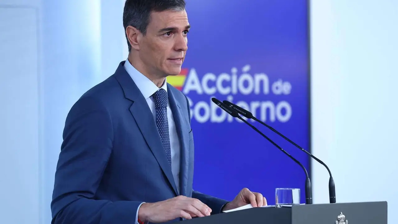 Pedro S&aacute;nchez, presidente del Gobierno en La Moncloa. / La Moncloa