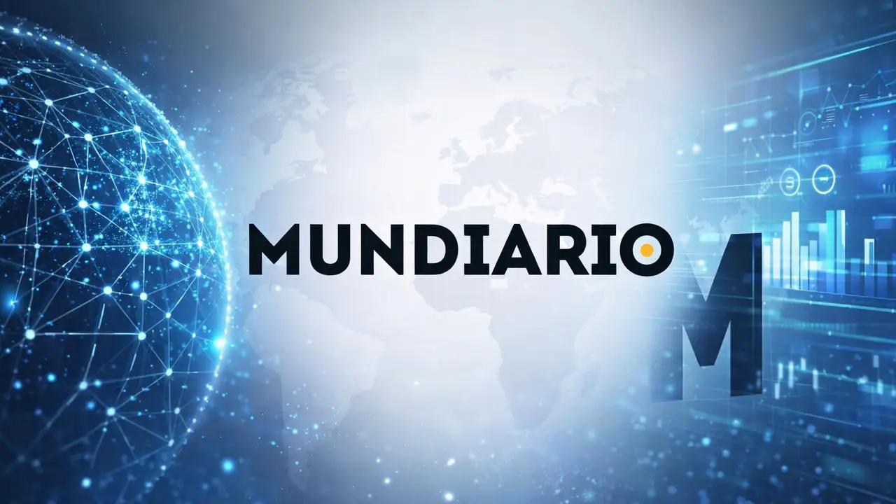 Una ilustraci&oacute;n de la cabecera de MUNDIARIO y de su logotipo. / Mundiario