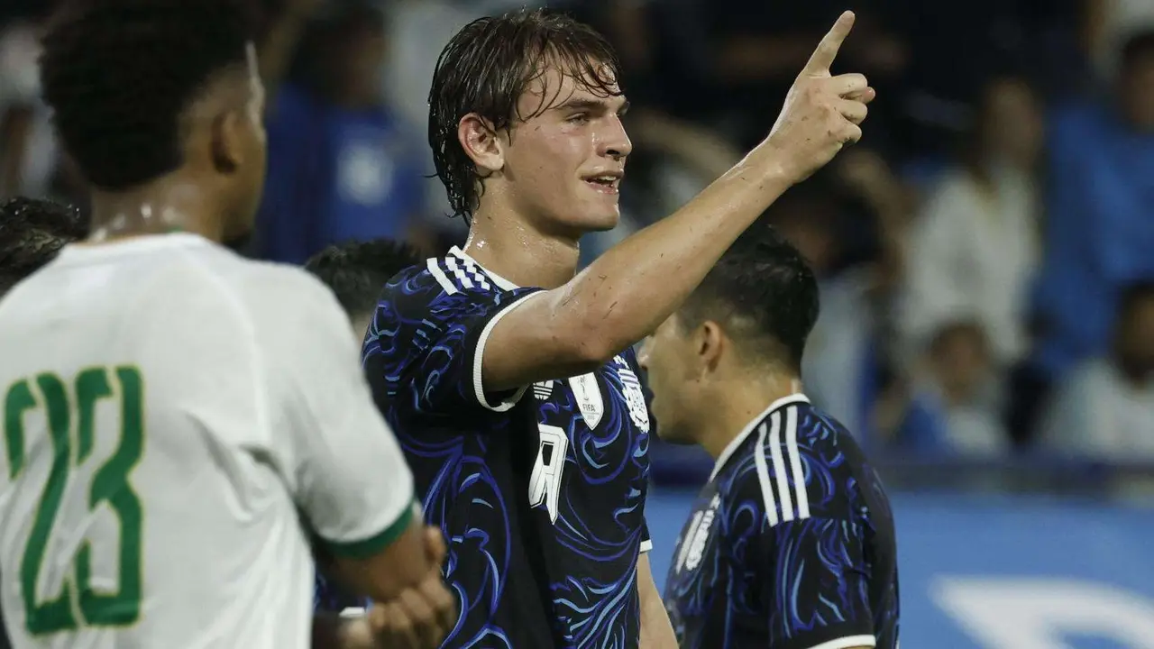 Nico Paz. /   @argentina