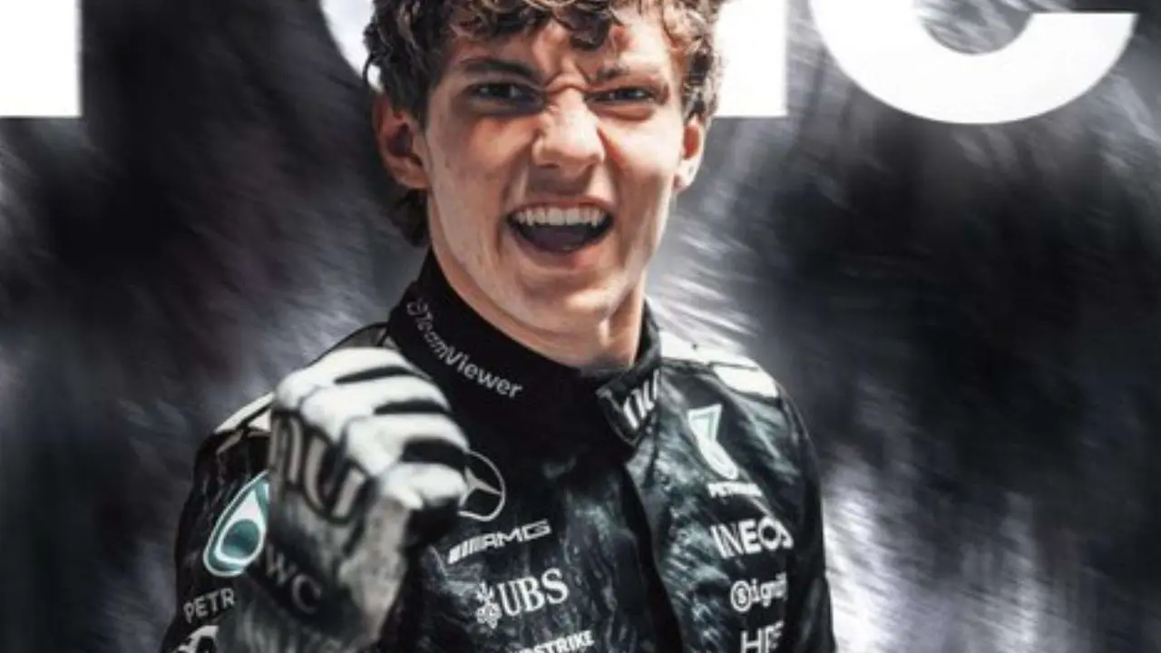 Kimi Antonelli. /    @MercedesAMGF1