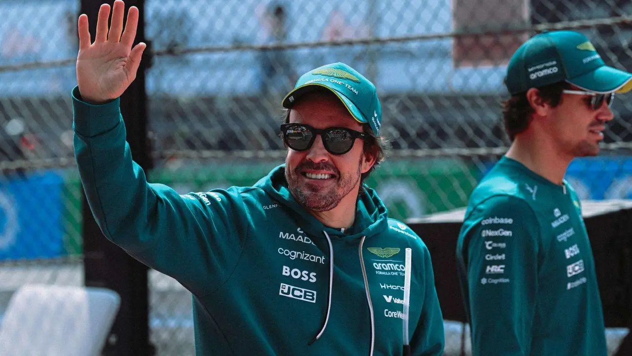 Fernando Alonso. /  @astonmartinf1