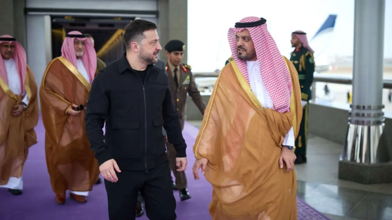 El presidente de Ucrania Volod&iacute;mir Zelenski visita Arabia Saud&iacute;. / Oficina del Presidente de Ucrania
