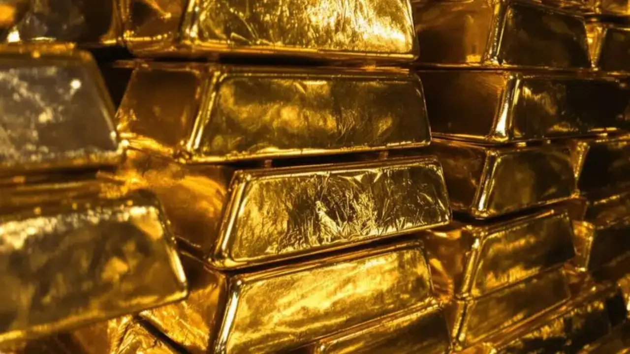 Lingotes de oro.