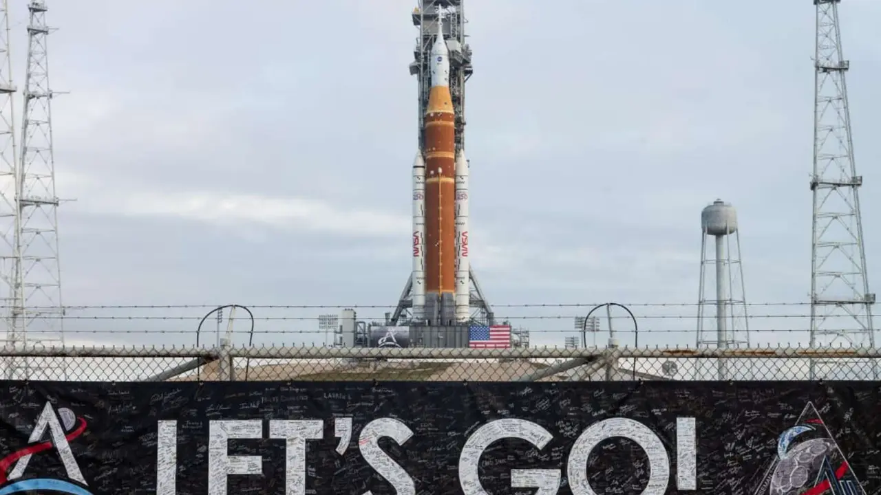 El cohete Space Launch System de la misi&oacute;n Artemis II. / NASA