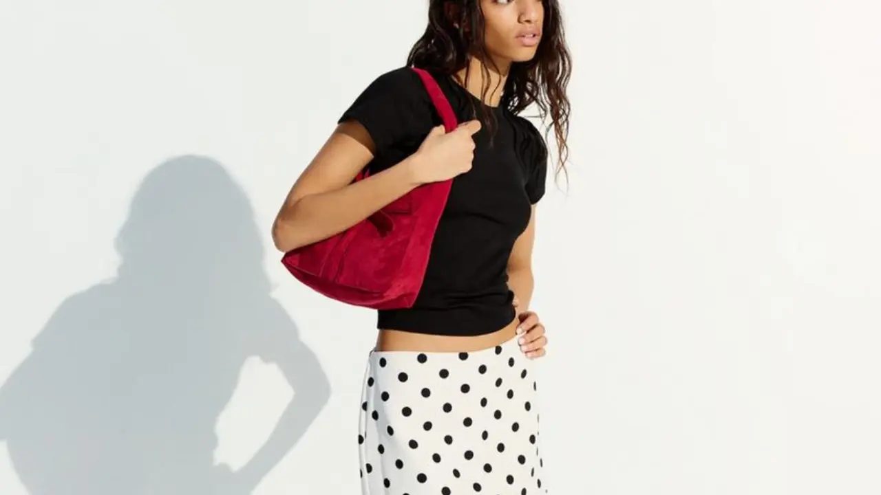 Falda pantalón, Bershka.com.