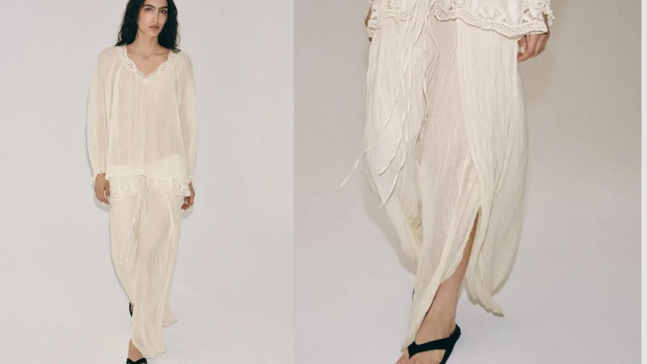 Falda fajín, Zara.com.