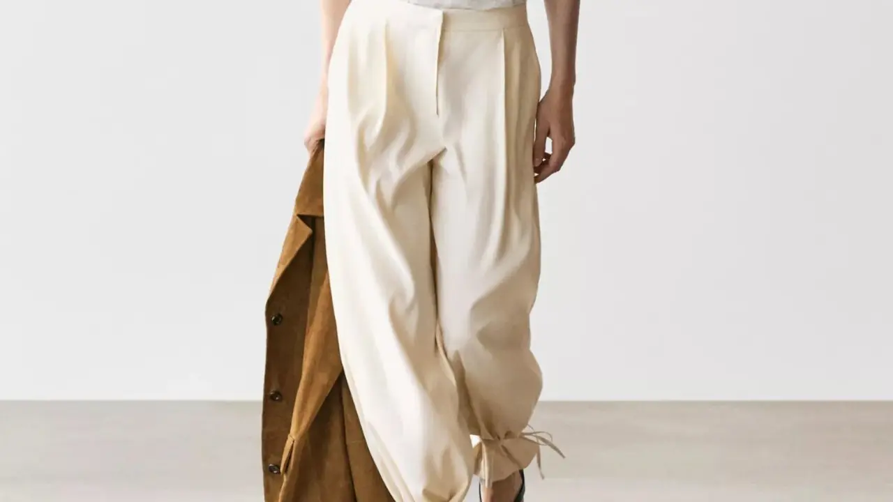 Pantalón fluido, Massimo Dutti.com.