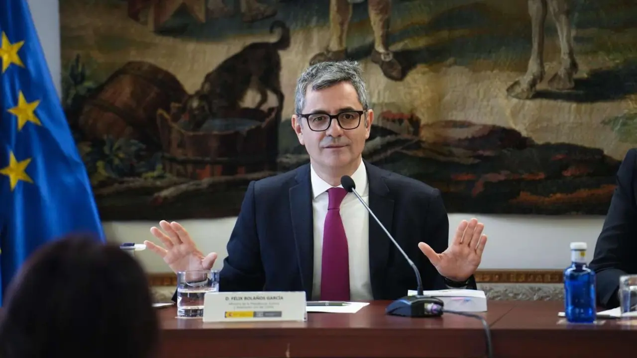 F&eacute;lix Bola&ntilde;os, ministro de Presidencia y Justicia. / @M_Presidencia.
