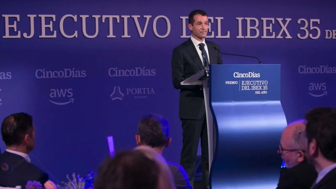 &Aacute;ngel Escribano, Premio Ejecutivo del Ibex 35 del a&ntilde;o. / Indra Group.