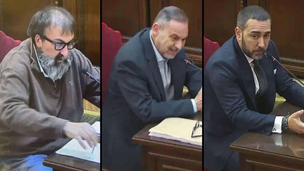 Koldo Garc&iacute;a, Jos&eacute; Luis &Aacute;balos y V&iacute;ctor de Aldama. / RR SS.