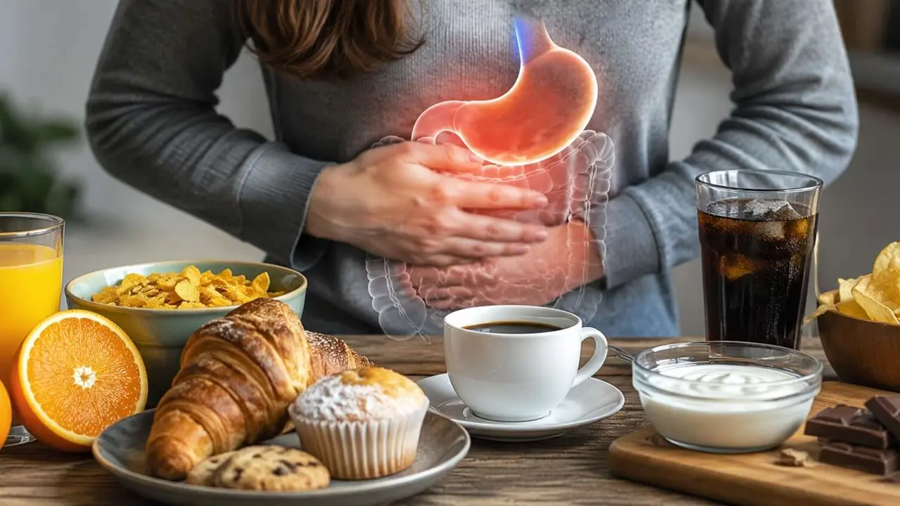Dolor abdominal y alimentos conflictivos. / IA.