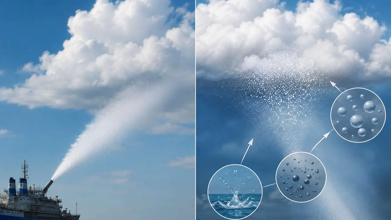 Siembra de nubes en acci&oacute;n. / IA