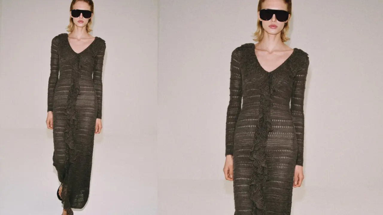 Vestido volantes, Zara.com. (1)