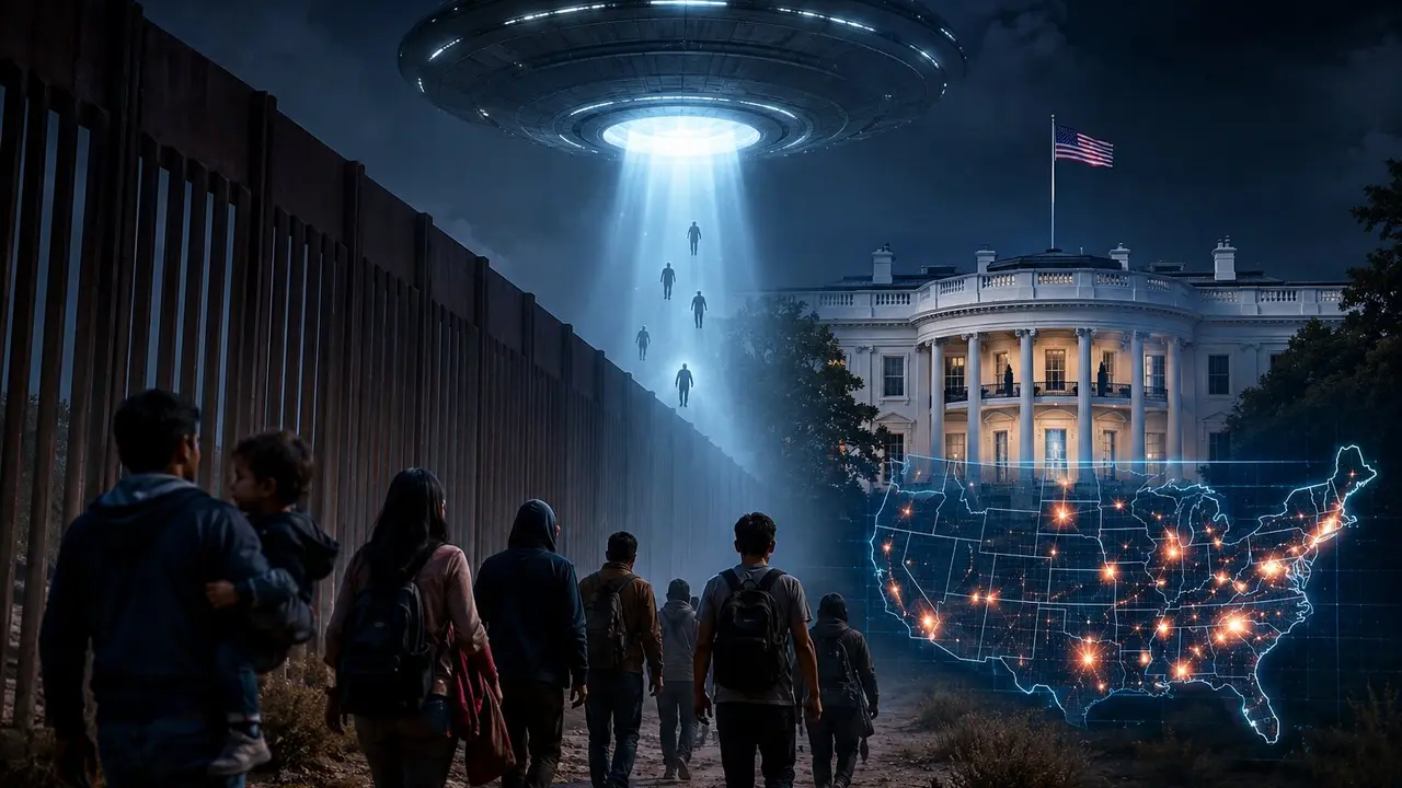 Trump lanza una web que vincula inmigraci&oacute;n y amenaza alien&iacute;gena. / IA