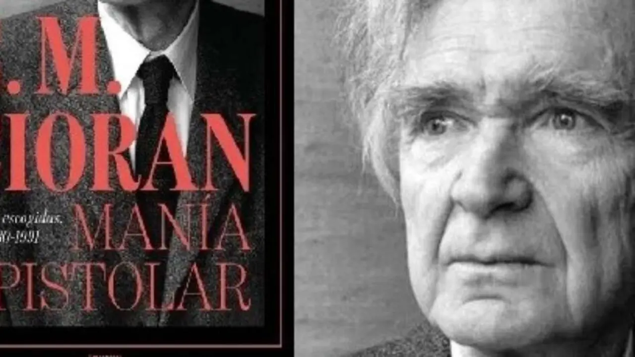 Portada del libro y retrato del autor de las cartas