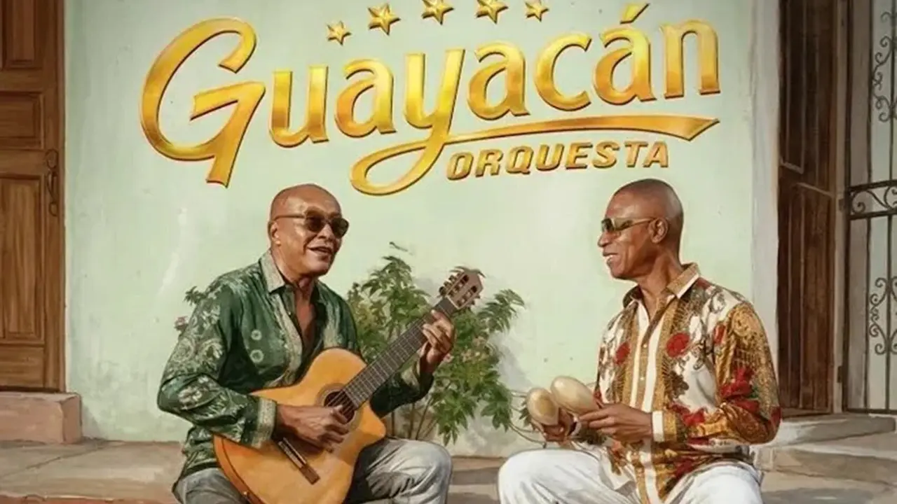 El  maestro&nbsp;Alexis Lozano y el el compositor Nino Caicedo,  regidores de Guayacan orquesta /  Minaya PR
