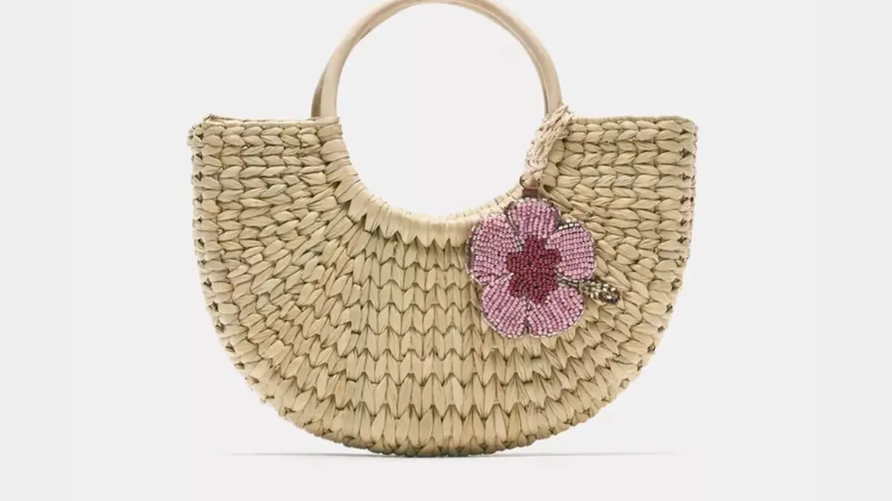 Bolso de mano tejido, P&B.com.