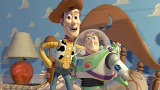 Woody y Buzz, muñecos de Toy Story.