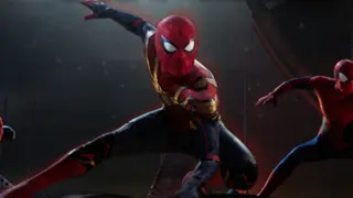 Reuni&oacute;n de los tres Spider-Man en NWH. / Marvel Sudios