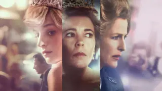 P&oacute;ster oficial de The Crown T4 con Lady Di e Isabel II. / Netflix
